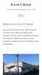 Mobile Screenshot of bandcmetal.com