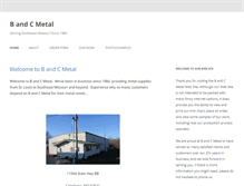 Tablet Screenshot of bandcmetal.com